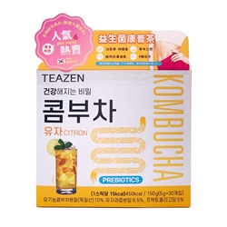 Teazen 益生菌康普茶 (柚子味) 30包裝