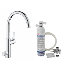 3M™ - AP2-305 Water Filtration System with Grohe 2-in-1 Blue Pure Faucet (Free Installation) [Original Licensed]