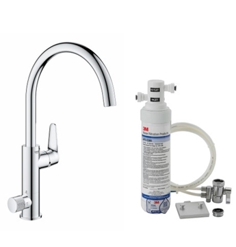 Picture of 3M™ - AP2-305 Water Filtration System with Grohe 2-in-1 Blue Pure Faucet (Free Installation) [Original Licensed]