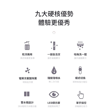 图片 Yohome 无线全自动消毒干湿两用吸尘机[原厂行货]