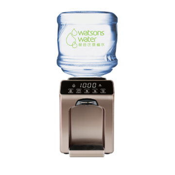 Picture of Watsons Water Wats-Touch Mini Warm and Hot Water Dispenser + 12L Distilled Water x 36 Bottles (Electronic Water Voucher) [Licensed Import]