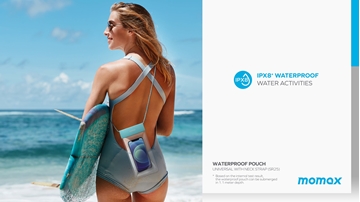 图片 MOMAX Waterproof Pouch 便携挂带电话防水袋[原厂行货]