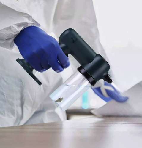LED blue light nano disinfection spray gun | Disinfection and cleaning ...