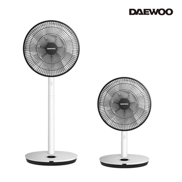 Picture of Daewoo DAEWOO F3 Pro 12 inch wireless stand/floor circulating fan black and white [original licensed]