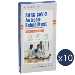 LABNOVATION Covid-19 Antigen Rapid Test Kit (1 Kit) x10