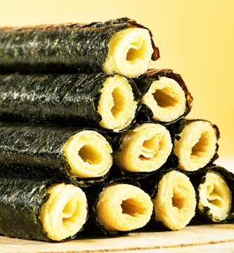 Picture of Seaweed egg yolk roll 140g package