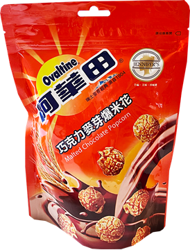 Picture of Ovaltine Chocolate Malt Roller Popcorn 60g Pack [Parallel Import]