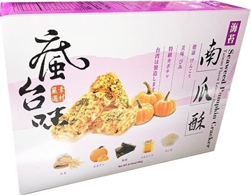 圖片 瘋台味 海苔南瓜酥 180g盒裝 [平行進口]