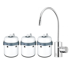 Azure Hydro Clear Under Counter Water Filtration System and Faucet Combination [Original Licensed]