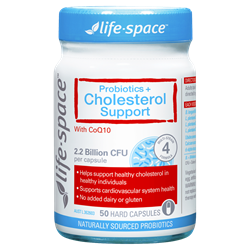 Life Space Probiotics + Cholesterol Support 50's [Parallel Import]