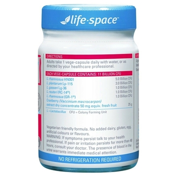 图片 Life Space 女性专用蔓越莓益生菌 60粒 [平行进口]