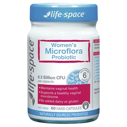Life Space Women's Microflora Probiotic 60 Capsules [Parallel Import]