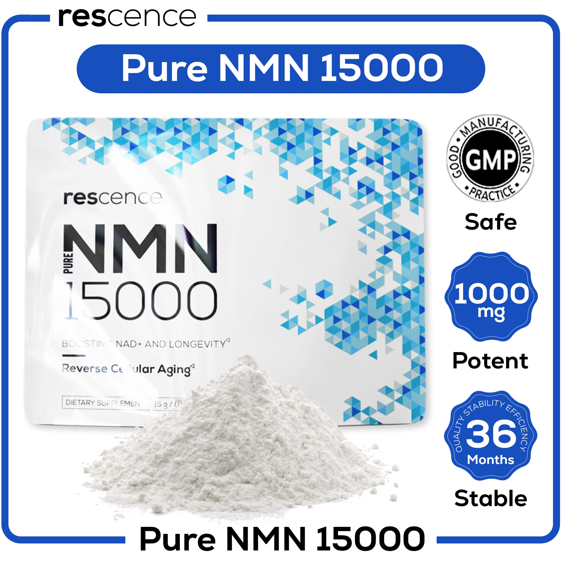 Rescence Pure NMN 15000 NMN ESDlife健康網購