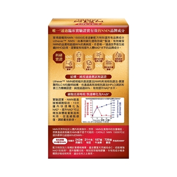 圖片 CATALO 極效NMN 15000 抗老逆齡配方 60粒 x 3盒