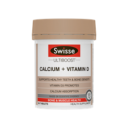 Swisse Ultiboost Calcium + Vitamin D 90 Tablets