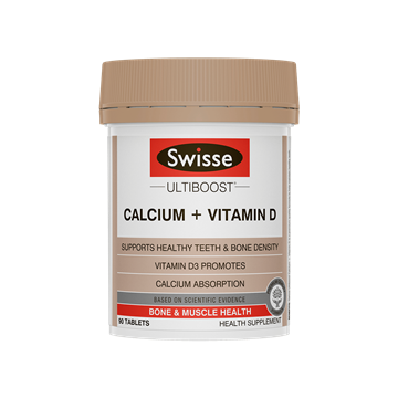 Picture of Swisse Ultiboost Calcium + Vitamin D 90 Tablets