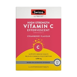 Swisse High Strength Vitamin C 60 Effervescent [Parallel Import]