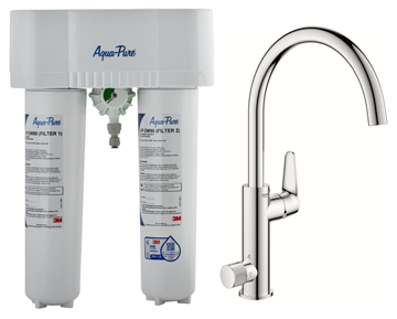 圖片 3M™ AP-DWS1000 濾水系統 + Grohe 2合1 Blue Pure 水龍頭 31723000 (免費安裝) [原廠行貨]