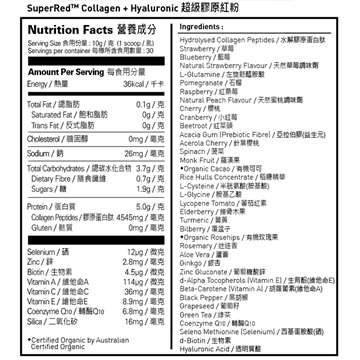 圖片 SuperFood Lab 超級膠原紅粉 300克