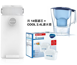 (Limited to 10 units) WASH Instant Hot Filter Water Dispenser (with BRITA Filter Cartridge) - 2nd Generation WD3625W [Original Licensed]