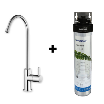 Picture of Pentair Everpure H-104 Undermount Water Filter (Free Onsite Installation) [Original Licensed] [Licensed Import]