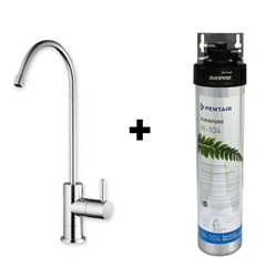 Pentair Everpure H-104 Undermount Water Filter (Free Onsite Installation) [Original Licensed] [Licensed Import]