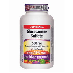 Webber Naturals Glucosamine Sulfate 300 Capsules