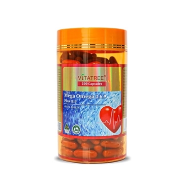 Picture of Vitatree Omega 369 plus Q10 200 Softgels