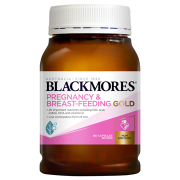 Picture of Blackmores Pregnancy and Breast Feeding Gold 180 Capsules  [Parallel Import]