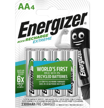 Picture of Energizer - AA/2A Eco-friendly Rechargeable Battery 2300mAh (4pcs) [Original Licensed]