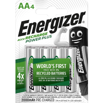 Picture of Energizer - AA/2A Eco-friendly Rechargeable Battery 2000mAh (4pcs) [Original Licensed]