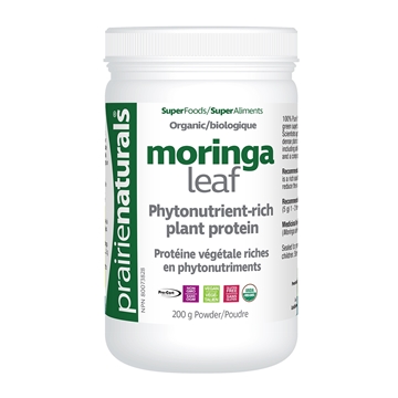 Picture of Prairie Naturals Organic Moringa Leaf 200g