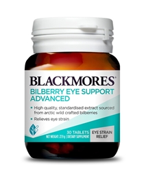 Blackmores Bilberry Eye Support Advanced 30 Tablets [Parallel Import]