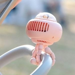 LOHAS - Mini Kids USB F37-UFO Octopus Leafless Small Fan [Original Licensed]