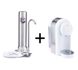 B&amp;H Royal Guard CTO Plus Countertop Stainless Steel Ceramic Water Filter One Machine One Core + Maison Smart Home Instant Water Heater[Original Licensed]