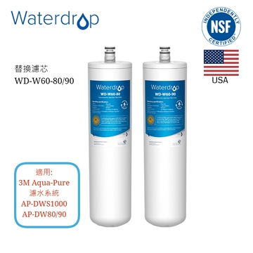 图片 Waterdrop W60-80/90 替换滤芯[适合替换3M AP-DW80/90/ DWS1000] [原厂行货]