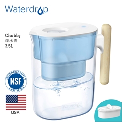 Waterdrop Chubby Wooden Handle Water Filter 3.5L [Original Licensed]
