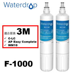 Waterdrop F-1000 Replacement Filter Cartridge [Suitable for 3M C-LC/ AP Easy Complete/ WM10] [Original Licensed]