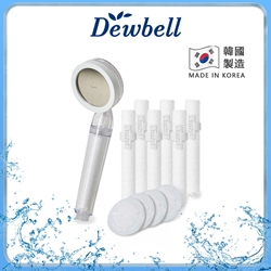 Dewbell WIDES Chlorine Removal and Antibacterial Filter Shower Head Experience Set S00004 [Original Licensed]