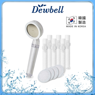 Picture of Dewbell WIDES Chlorine Removal and Antibacterial Filter Shower Head Experience Set S00004 [Original Licensed]