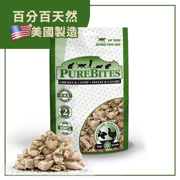 图片 PureBites 冻干鸡胸肉和猫薄荷猫猫零食猫小食 37g