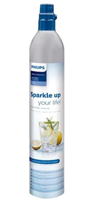 Cartouche CO2 Philips ADD913 - Pour Machine à Soda - 60L D'Eau Pétillante - Gaz Français