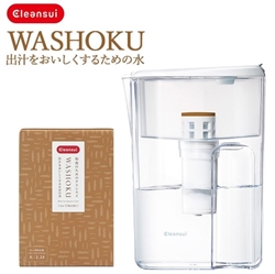Cleansui Mitsubishi 2.2L WASHOKU &quot;Water Purification Cooking&quot; Soup Filter Kettle JP407-D (with a filter element) [Original licensed product]