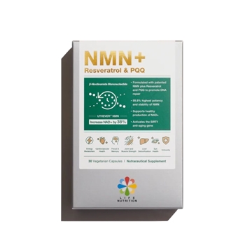 Picture of LIFE Nutrition NMN+ Resveratrol & PQQ 30 Capsules x 4 boxes
