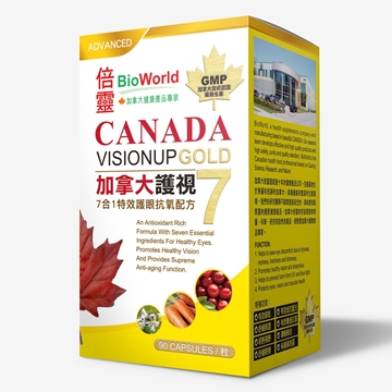 BioWorld Visionup Gold 7 90 Capsules