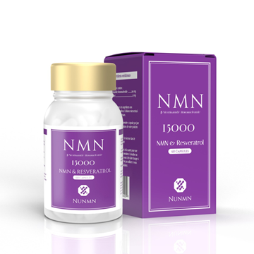 Picture of NUNMN NMN 15000 Resveratrol 60 Capsules