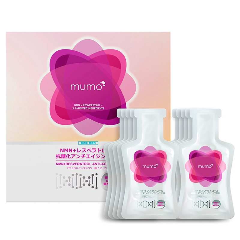 mumo NMN白藜蘆醇抗衰老口服液30克x10包