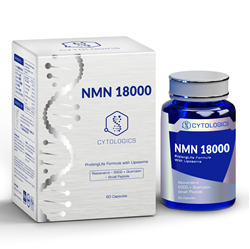 Cytologics 伊胞樂 Liposome β-NMN 18000 強效細胞再生膠囊 (鉑金版) 60粒