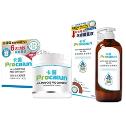 ProCalun All-Purpose Hemp Ointment (Advanced PRO6 Formula) 110ml & Auto Skin Repairing Oil Gel 300ml