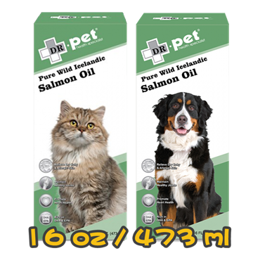 图片 Dr.pet 犬猫用 纯正野生冰岛三文鱼油 473ml